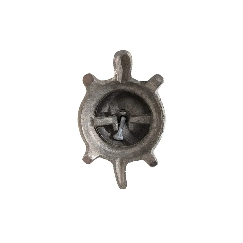 Handcrafted Metal Turtle Desk Bell | Namaste India | Zen Home Decor - Picture 4 of 7
